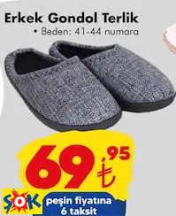 ERKEK GONDOL TERLİK ERKEK GONDOL TERLİK